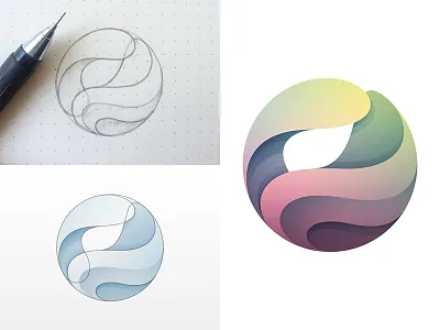 Logo Exploration brand brand design branding circle logo clean logo elipse logo globe gradient logo graphic design identity logo logo design logo designer logo vector mark modern logo simple logo sketch symbol visual identity