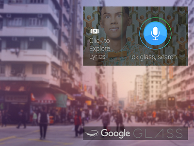 Ok glass, search belgrade glass google google glass gradient music serbia ui ux voice voice recognition