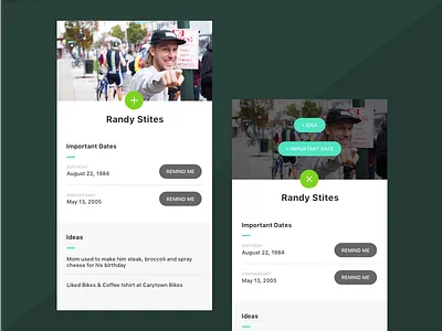 Presents app design gifts ios mobile ui ux wip