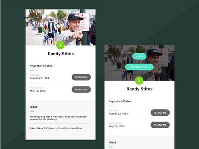 Presents app design gifts ios mobile ui ux wip