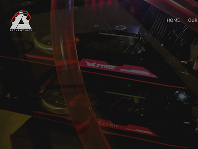 Alchemy Rigs alchemy black computers custom pc gaming red red and black