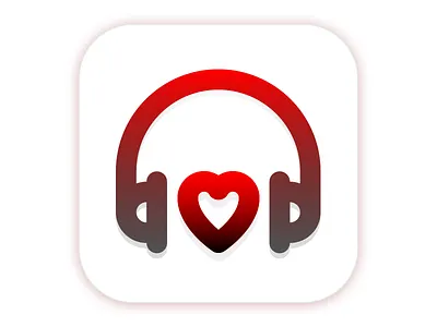 I love Music app icon branding design graphic icon illustration recent