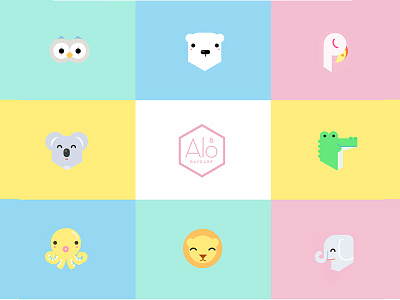Alo Animal Family animals character cute fun illustration kids toddler