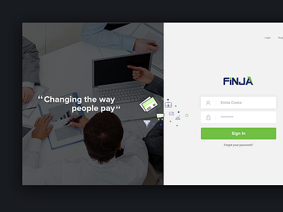 Payroll colors dashboard mockup payroll ui ux app