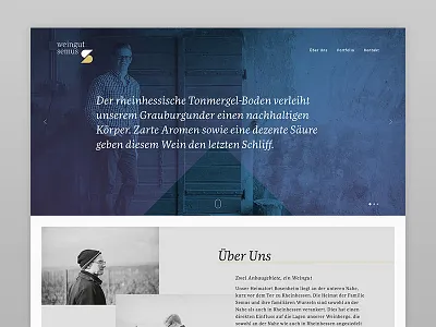 "Semus Vineyard" Website interface ui ux vineyard webdesign wine