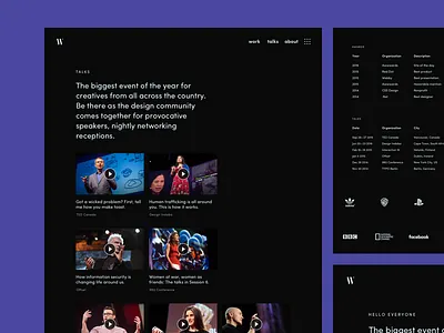 «Mirror» — Sketch Template for Agency / Portoflio agency clients company logos mockup portolio table talks template ui ui kit video