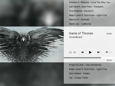 009 DailyUI - Music Player 009 dailyui freebie minimal music player psd ui ux