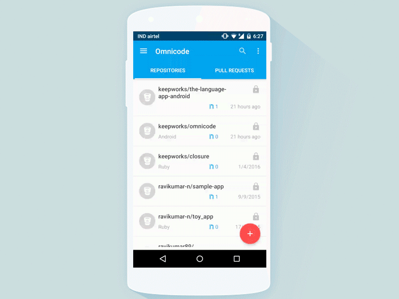 Omnicode android bitbucket gif github material material animation mobileapp omnicode pull request repositories