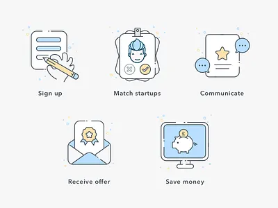 Website Icons chat design email graphic icon illustration landing set ui user web website