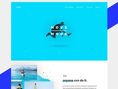 Move More colour design dribbble flat gradient harvey lorimer modern ui ux web web design