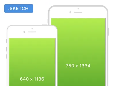 iPhone Mockup 5s 6s display free iphone mockup sketch