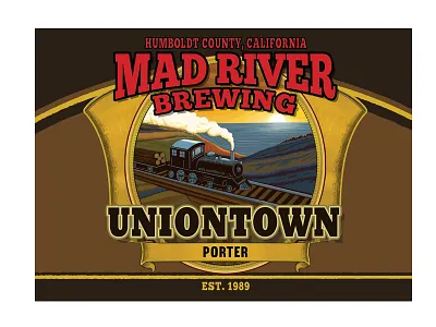 Mad River Brewing Co. Uniontown Porter beer beer packaging brewing craft beer mad river
