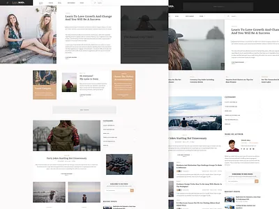 Minimalist Blogs advertisement blog editorial entertainment fashion lifestyle magazine minimalist news publishing theme ui ux