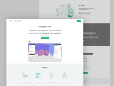 Landchecker - Property Planning Tool house icons illustration map planning property real estate web app zones
