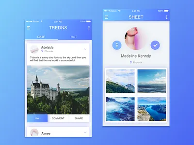 travel app design！