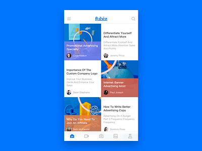 Fubiz mobile terminal design app clean color daily rank redesign simple tracker ui ux