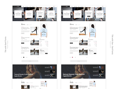 Fashion Magazine advertisement blog editorial fashion lifestyle magazine minimalist news publishing theme ui ux