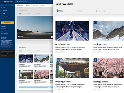 Dashboard cards clean dashboard flat material news read reading tabs ui ux