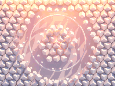 Isometric Cube Grid Thing One 3d c4d cinema 4d cubes effectors grid isometric octane octane render pattern