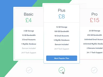 Pricing Table buttons clean flat price price chart pricing table ui ui design ux ux design web