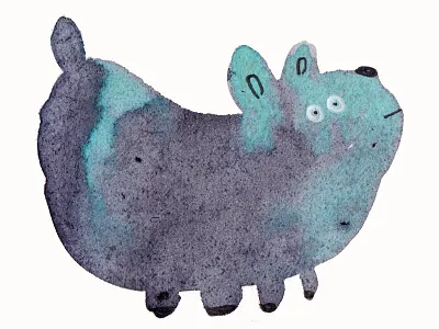 inky Animals analog animals ink