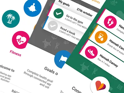 Onboarding android design fitness on boarding onboarding wellness