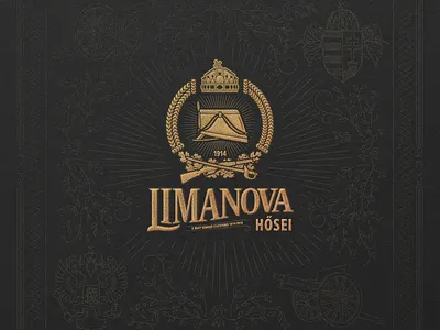 Limanova - Board game cover box cover crest design game limanova lines ornament packaging