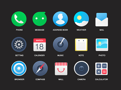 SIMPLE & COLOR icon theme