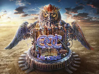 EDC//LasVegas 2015 3d alekscg carnival edc electric insomniac kuskov las vegas render sky vegas