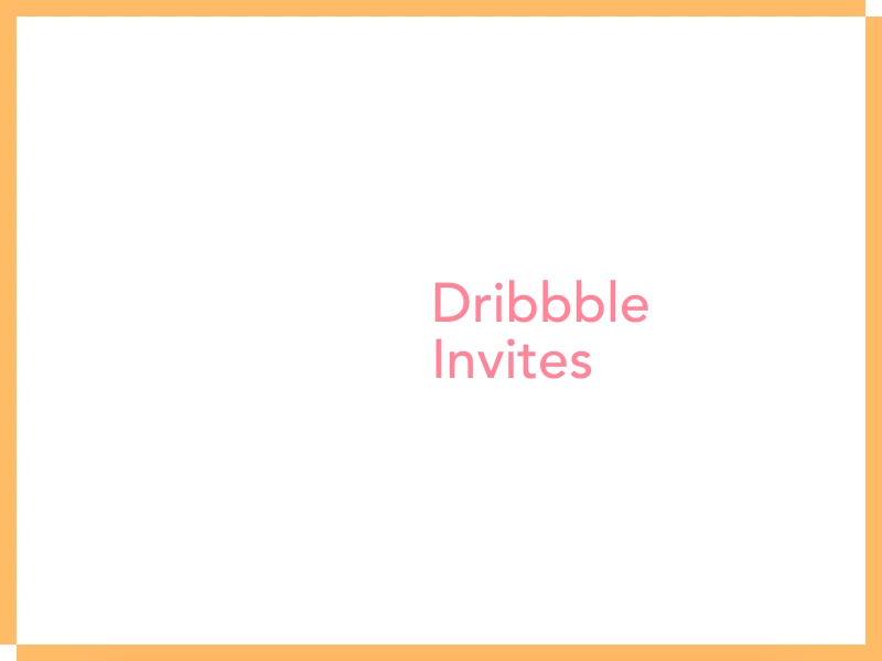 2 Dribbble Invites Giveaway