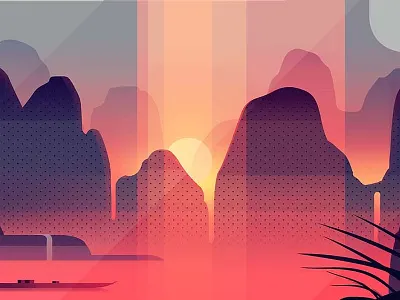 Yunan trystram colors country expedition exploration light minimalist poster sunshine travel voyage world