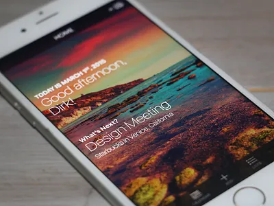 Welcome calendar events ios iphone app planning schedule todo user interface