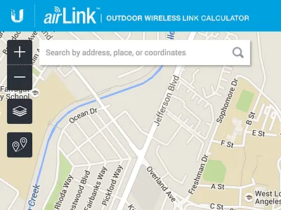 Ubiquiti airLink 1.3 icons maps ui ux wireless