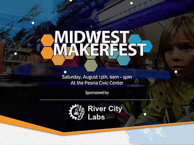 Midwest MakerFest Mockup asymmetric concept geometric homepage landing page ui ux web web design website