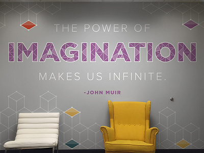Wall Vinyl - Option A inspiration meeting quote vinyl wall