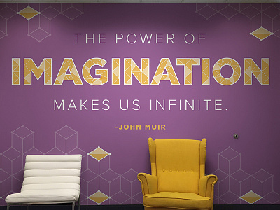 Wall Vinyl - Option B inspiration meeting quote vinyl wall