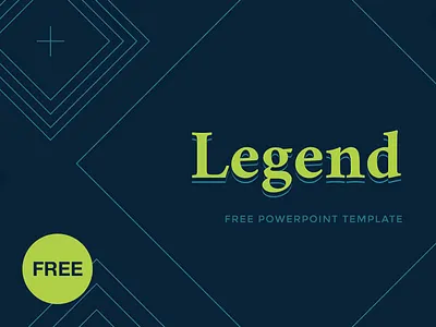 Free PowerPoint template: Legend business download free freebies legend marketing powerpoint ppt presentation report startup template