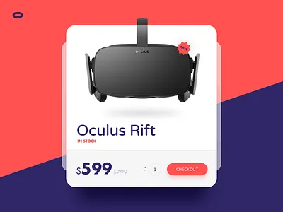 Day - 96 Currently In Stock dailyui oculus product rift stock tour ui ux vr