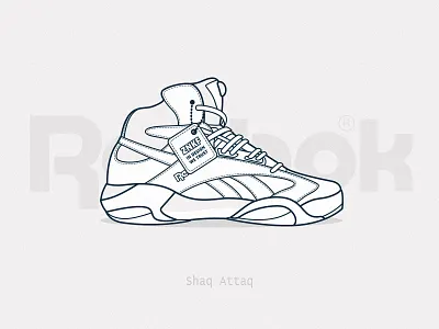 Sneakers illustration illustrations label reebok sneakers ukaraine