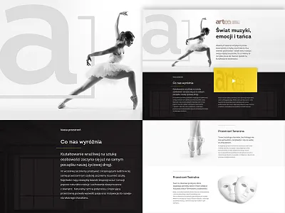 Artea 2.0 / WIP design digital homepage rebrand web design