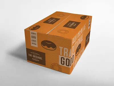 The Original - Packaging II doonies doughnuts good layout logo mockup original packaging pattern tasty traditional