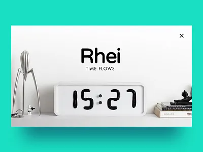 Day 98 - Ad clock dailyui rhei ui ux