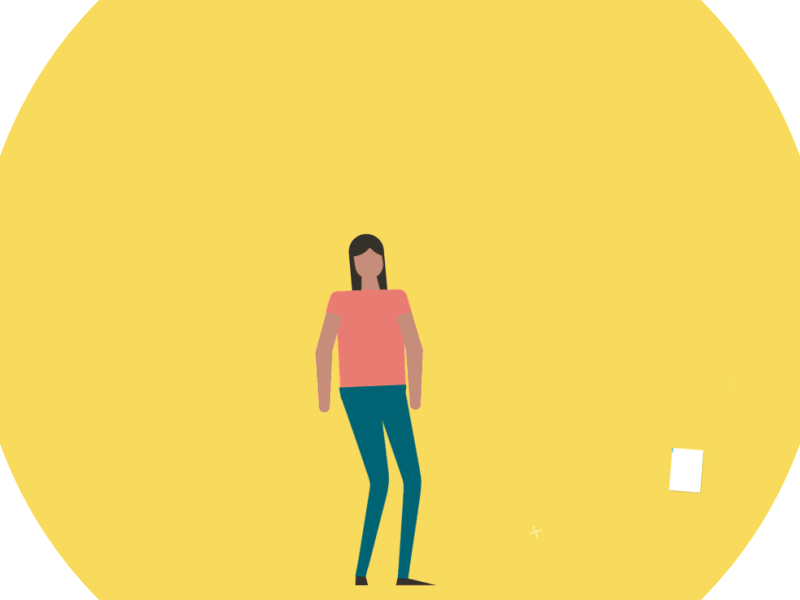 Character Spotlight after effects animation character chiropractor gif joint pain loop whiplash