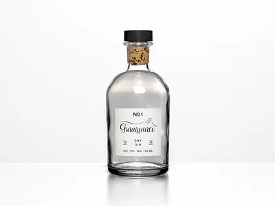 Ginaissance Gin Branding alcohol bottle brand branding concept gin