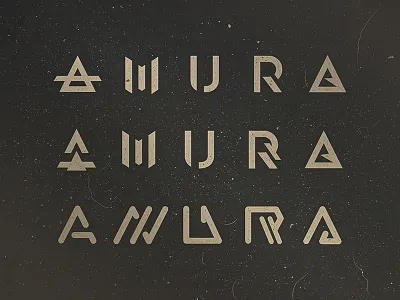 AMURA amura band branding logo logo mark logo type mark type typography