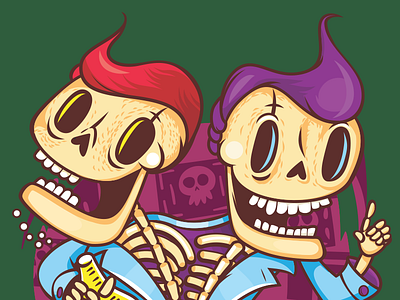 Veneno EstricnIPA beer brewery caveira cerveja cervejaria character estricnipa illustration mexican muertos skull veneno