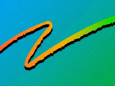 Wed Morn Warm Up 80s bright colors design gradient grid illustration lazer lines retrowave squad zig zag