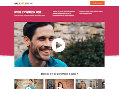 Recruitment Page crm illustration landing page marketing texture ui