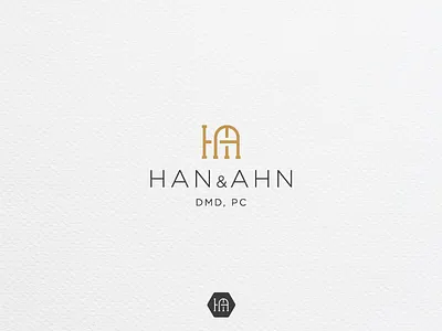 HAN & AHN DMD, PC dental clinic ha logo luxury stomatology