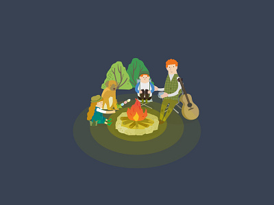 Go camping app camp fire camping cosmic paul fire flap kids outdoor